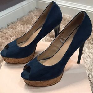 Forever 21 open toe platform heels.